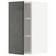 METOD kitchen cabinet: dark gray, rectangular, two shelves, modern design.