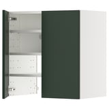 METOD kitchen cabinet, green, rectangular, adjustable shelves, modern design.