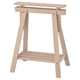 MITTBACK wooden trestle, light brown, adjustable, a-frame design for tables.
