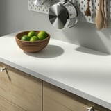 MÖCKLERYD Worktop, white/laminate, 123x2.2 cm