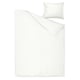 NATTJASMIN bed set: white, striped, cotton/lyocell, duvet, pillow.