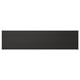 Black rectangular NICKEBO panel, modern, made from recycled wood and plastic, foil finish.