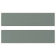 Image shows two horizontal grey-green panels, smooth and rectangular, representing NICKEBO fronts.