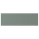 Rectangle nickobo panel in grey-green; smooth, matt finish.