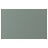 NICKEBO drawer front in grey-green with smooth, matte surface.