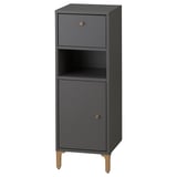 A grey NORSÄLVEN bathroom cabinet with a modern design.