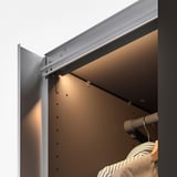 Led wardrobe light with sensor