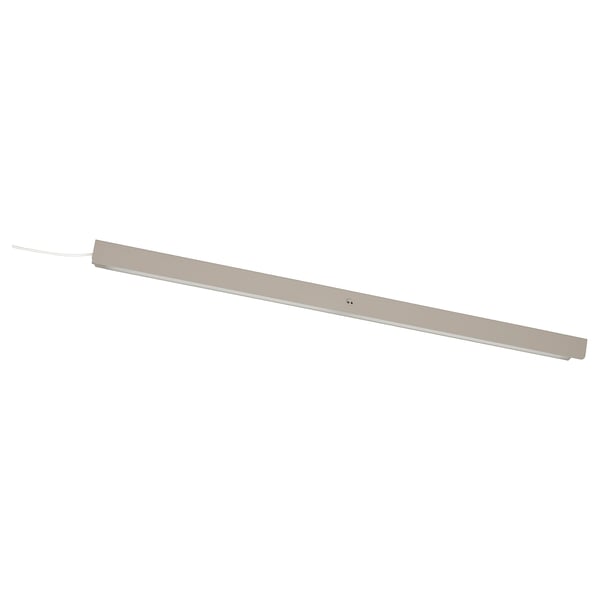 ÖVERSIDAN led wardrobe light: slim, beige, aluminum/plastic, energy-efficient, auto.