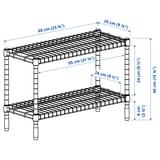 Illustration with measurements for the product: OMAR.