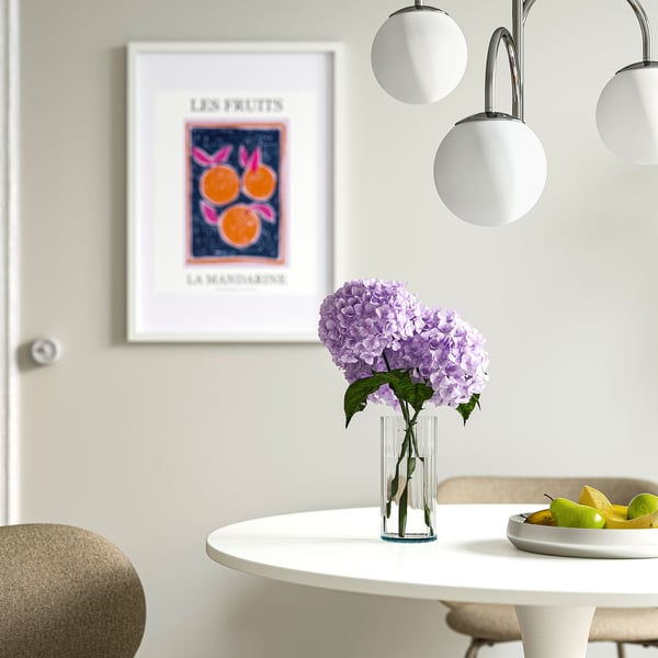 PÄRLGLADA Vase, clear glass, 18 cm