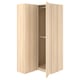 PAX / FORSAND Corner wardrobe, white stained oak effect/white stained oak effect, 111/88x201 cm