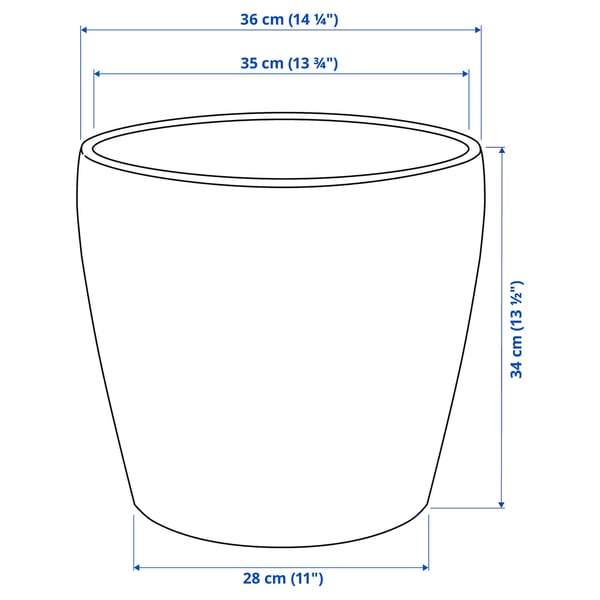 Illustration with measurements for the product: PERSILLADE.