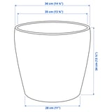 Illustration with measurements for the product: PERSILLADE.
