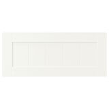 White PIPMAKARE drawer unit, sleek modern design, light wood color, rectangular shape, simple style.