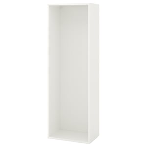 White PLATSA modular storage unit, sleek, minimal, open space design.