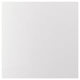 White RÅHULT quartz wall panel, smooth, custom-fit, stain-resistant.
