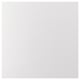 Option: White RÅHULT quartz wall panel, smooth, custom-fit, stain-resistant.