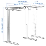 Illustration with measurements for the product: RELATERA.