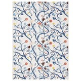 REVFINGERÖRT: blue floral pre-cut fabric by ikea, 300x150 cm, recycled cotton.