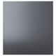 Option: RIKSVIKEN dark pewter front, metallic sheen, rectangular shape, brushed particleboard.