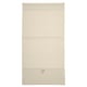 Beige RINGBLOMMA roman blind with linen look, cordless, beige fabric, rectangular shape, raised by magnets.