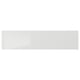 RINGHULT grey glossy kitchen drawer front, sleek and rectangular.