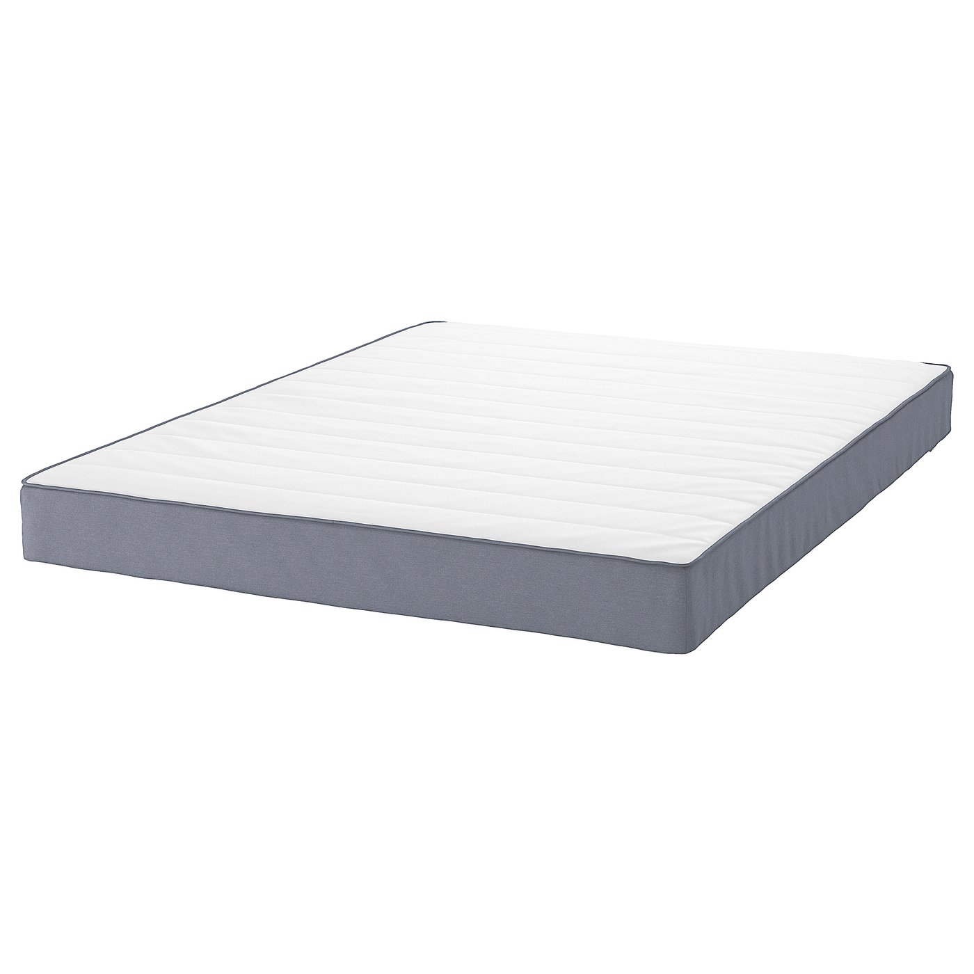 SÄBÖVIK mattress and mattress pad, firm/Vissle grey, 140x200 cm