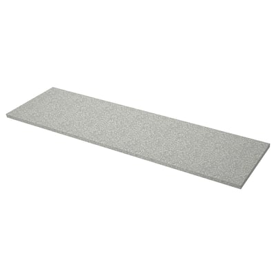 SÄLJAN laminate worktop, grey, rectangular, modern design, easy to clean.