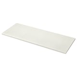 SÄLJAN worktop, light grey, rectangular, smooth edge, laminate material.