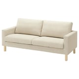 SALTSJÖBADEN Cover for 3-seat sofa, Vittangi light beige/white
