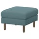 SALTSJÖBADEN Footstool, Fridtuna dark grey-blue