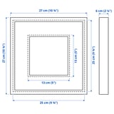 Illustration with measurements for the product: SANNAHED.