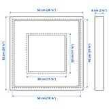 Illustration with measurements for the product: SANNAHED.