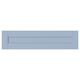 Option: SANNIDAL blue drawer front, sleek, rectangular, fiberboard, particleboard, smooth foil finish, modern traditional design.