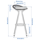 Illustration with measurements for the product: SEGERÖN.