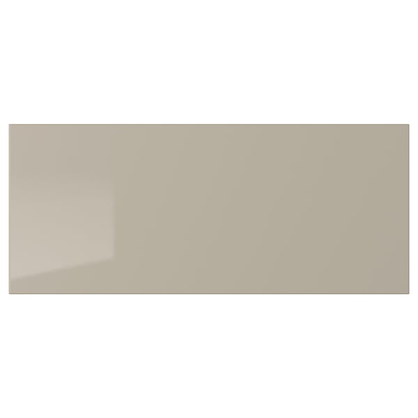Rectangle beige storage drawer; modern glossy finish.