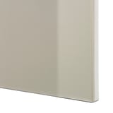 Close-up of SELSVIKEN drawers smooth, high-gloss finish.