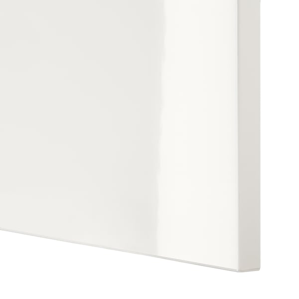 SELSVIKEN drawer front: sleek, high-gloss finish. Durable and easy to clean.