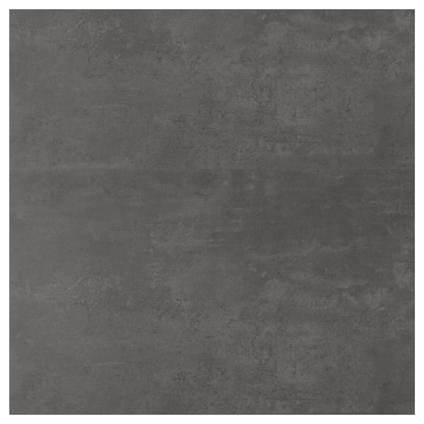 SIBBARP wall panel, grey, high-pressure melamine laminate, rectangular.