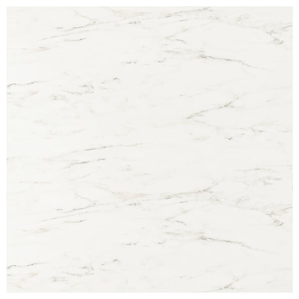 SIBBARP wall panel: white marble design, rectangular, high-pressure laminate.