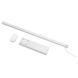 Silver led bath light kit w/ remote