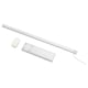 Silver led bath light kit w/ remote