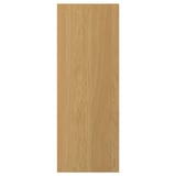 A rectangular wooden panel door in natural oak veneer with a smooth finish.