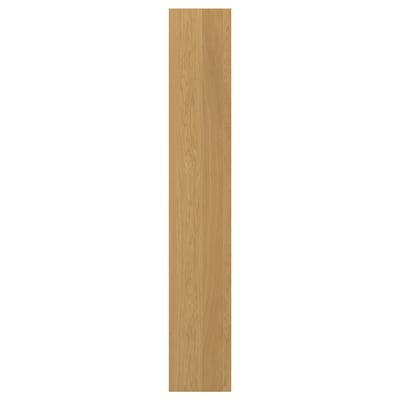 This image shows a light wooden panel from ikeas SINARP collection, made of oak veneer with a clear finish.