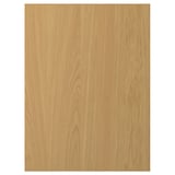 SINARP oak wooden door, light brown, simple rectangle design