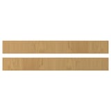 Light-colored wooden strips, oak veneer, straight edges.
