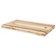 SKOGSTA wooden cutting board, natural color, rectangular shape, acacia wood.