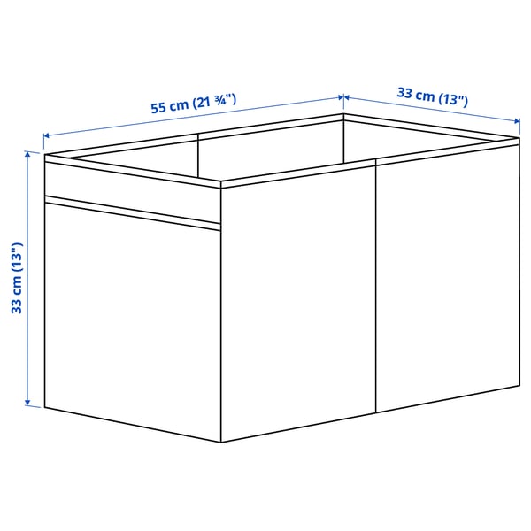 Illustration with measurements for the product: SLÄKT.