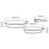 Illustration with measurements for the product: SLÄTROCKA.