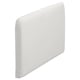 SÖDERHAMN cushion: white, square, upholstered cotton.